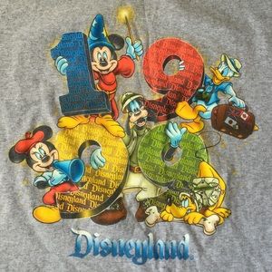 Disneyland 1999 Vintage Large T-shirt Gray MIckey Made in USA